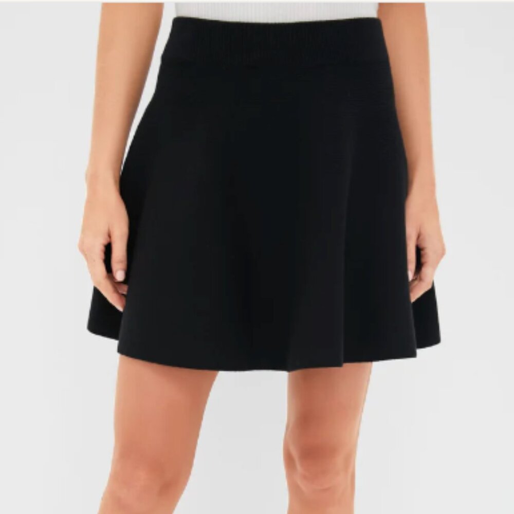 NEVER WORN Tuckernuck Black Knit Cate Skirt (Small)